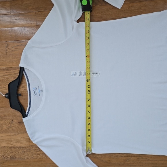 CROFT AND BARROW WOMEN'S PLUS SIZE PETITE WHITE LONG SLEEVES TEE-SHIRT SIZE PXXL - Picture 6 of 12